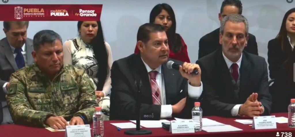 Alejandro Armenta confirmó detención del presunto homicida de la niña Génesis, en Cuautlancingo