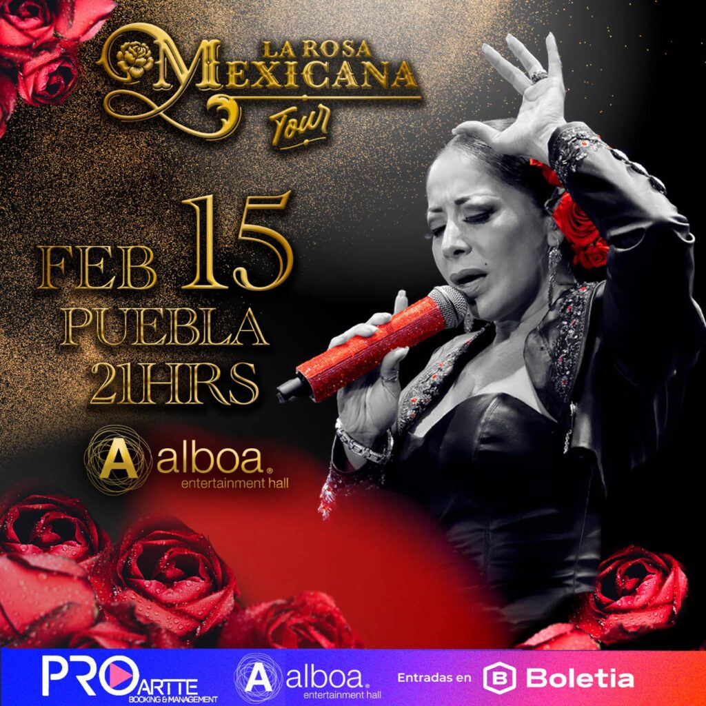 Rosy Arango llega a Puebla con su espectáculo “La Rosa Mexicana Tour”