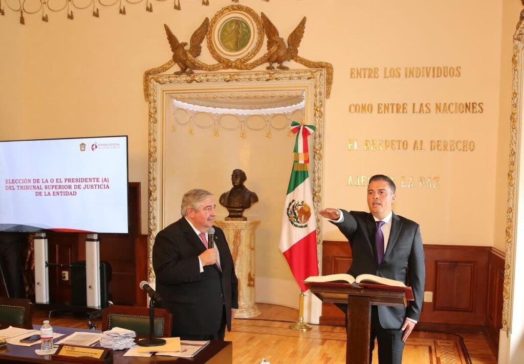 Designan a Fernando Díaz como presidente del Poder Judicial mexiquense