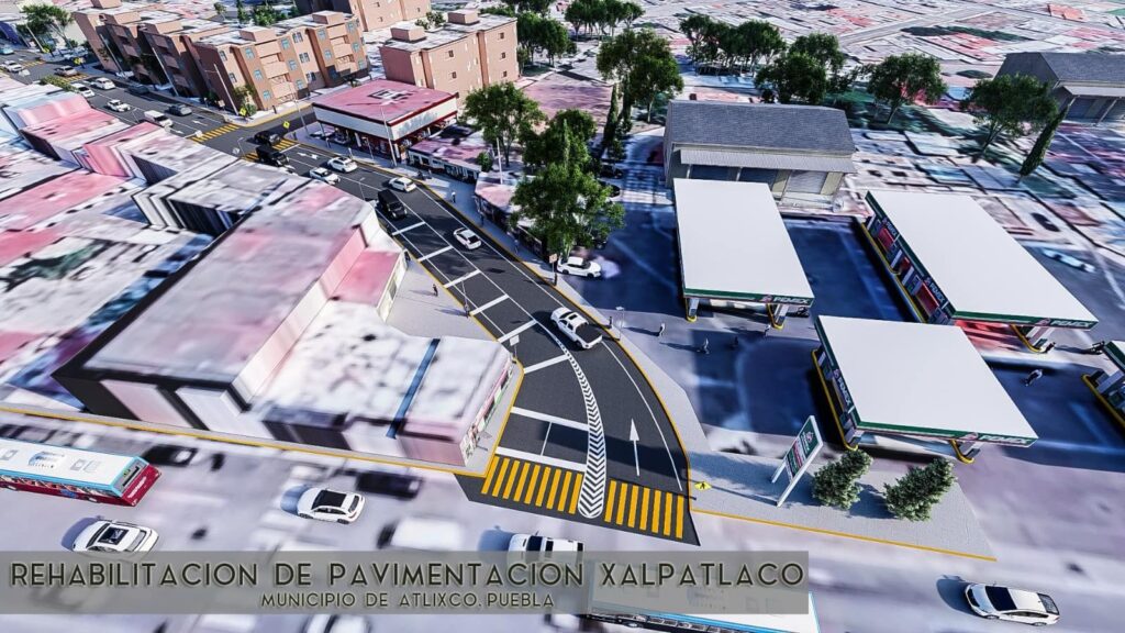 Ariadna Ayala inicia modernización de avenidas en Atlixco