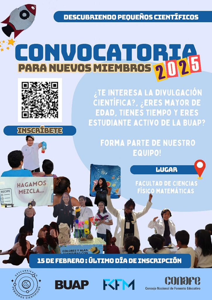 Con “Descubriendo Pequeños Científicos”, la BUAP impulsa vocaciones en niños  de comunidades marginadas