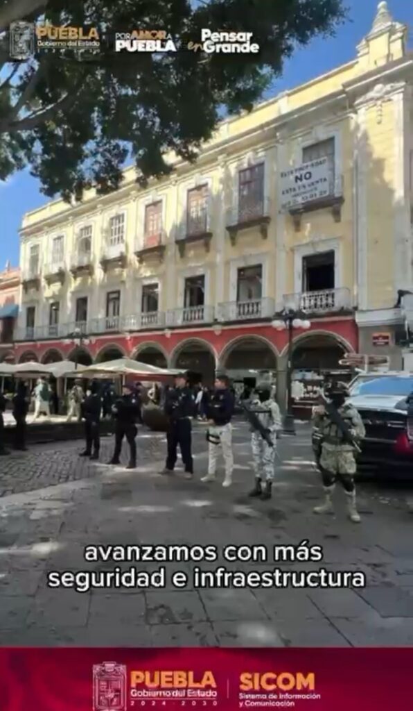 Video: De la delincuencia, las cámaras retiradas en el Centro Histórico de Puebla capital, acusa la SSP