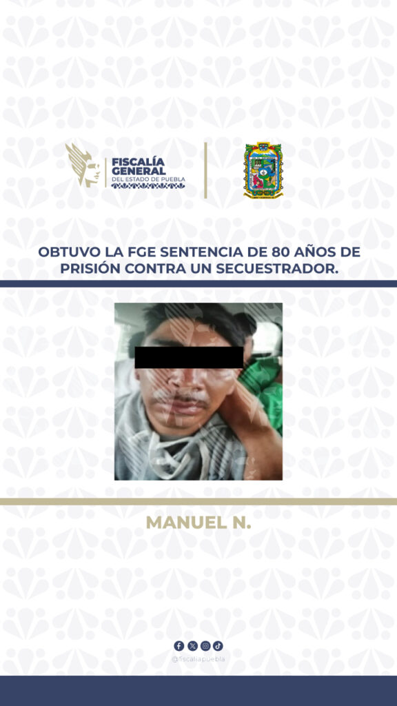 Manolito participó en el secuestro y homicidio de un hombre en Tianguismanalco