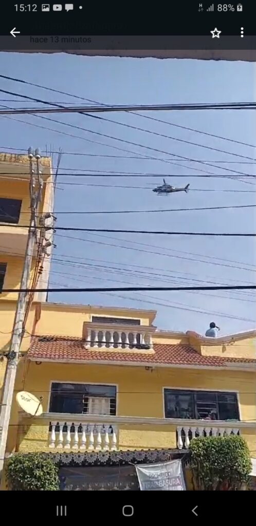 Patrullaje aéreo en Huauchinango tras ola de delitos 