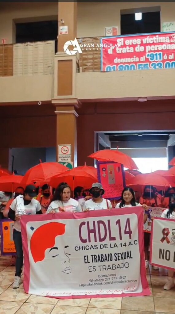 Sexoservidoras, colectivo de desaparecidos y otras organizaciones marchan por el 8M