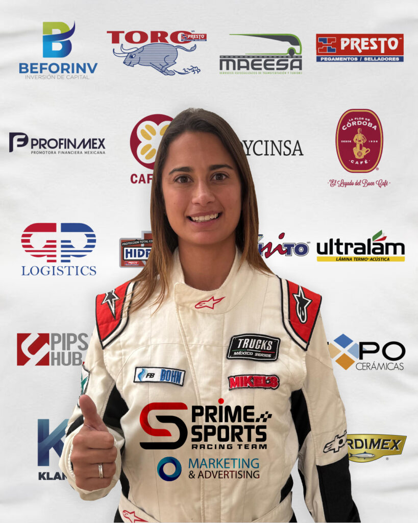 Se incorpora Alexandra Mohnhaupt al Prime Sports Racing Team desde Chiapas