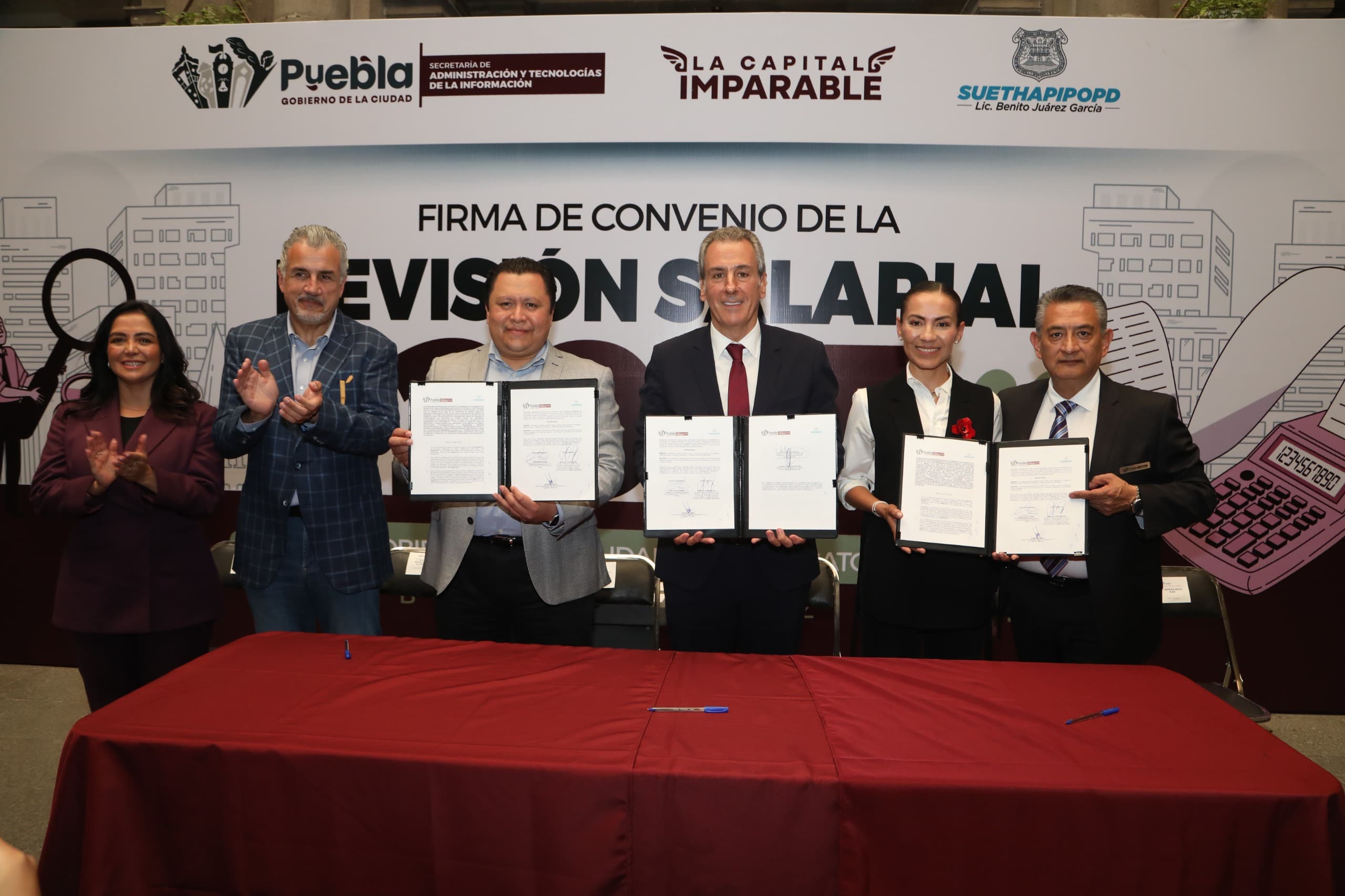 Firman Convenio de Revisión Salarial 2025 Gobierno de la Ciudad y ...