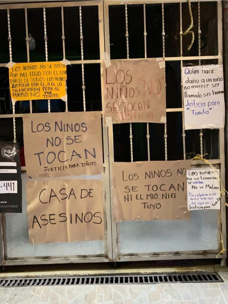 En San Pedro Zictepec, exigen justicia para Toñito