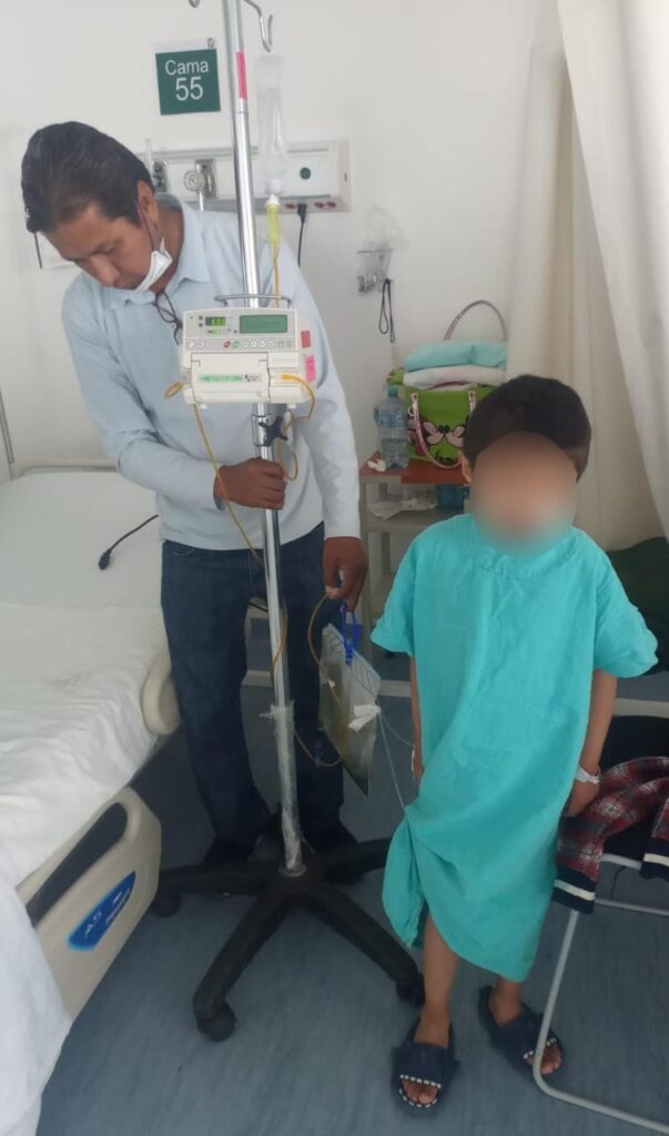 Christian Violante, niño de 5 años recupera la alegría con una operación y el acompañamiento de la secretaría estatal de Salud
