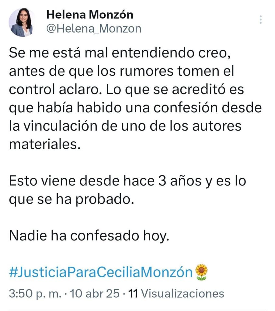 Avanza audiencia por el caso Cecilia Monzón