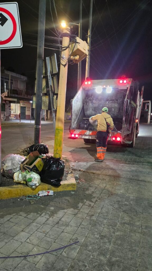 Servicio de Limpia en San Pedro Cholula operará con normalidad estos días festivos