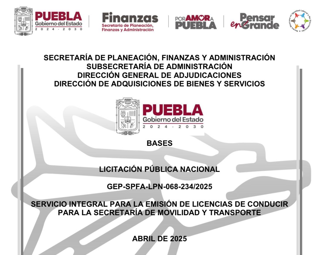 Gobierno de Puebla lanza licitación para adquirir simuladores de manejo ...