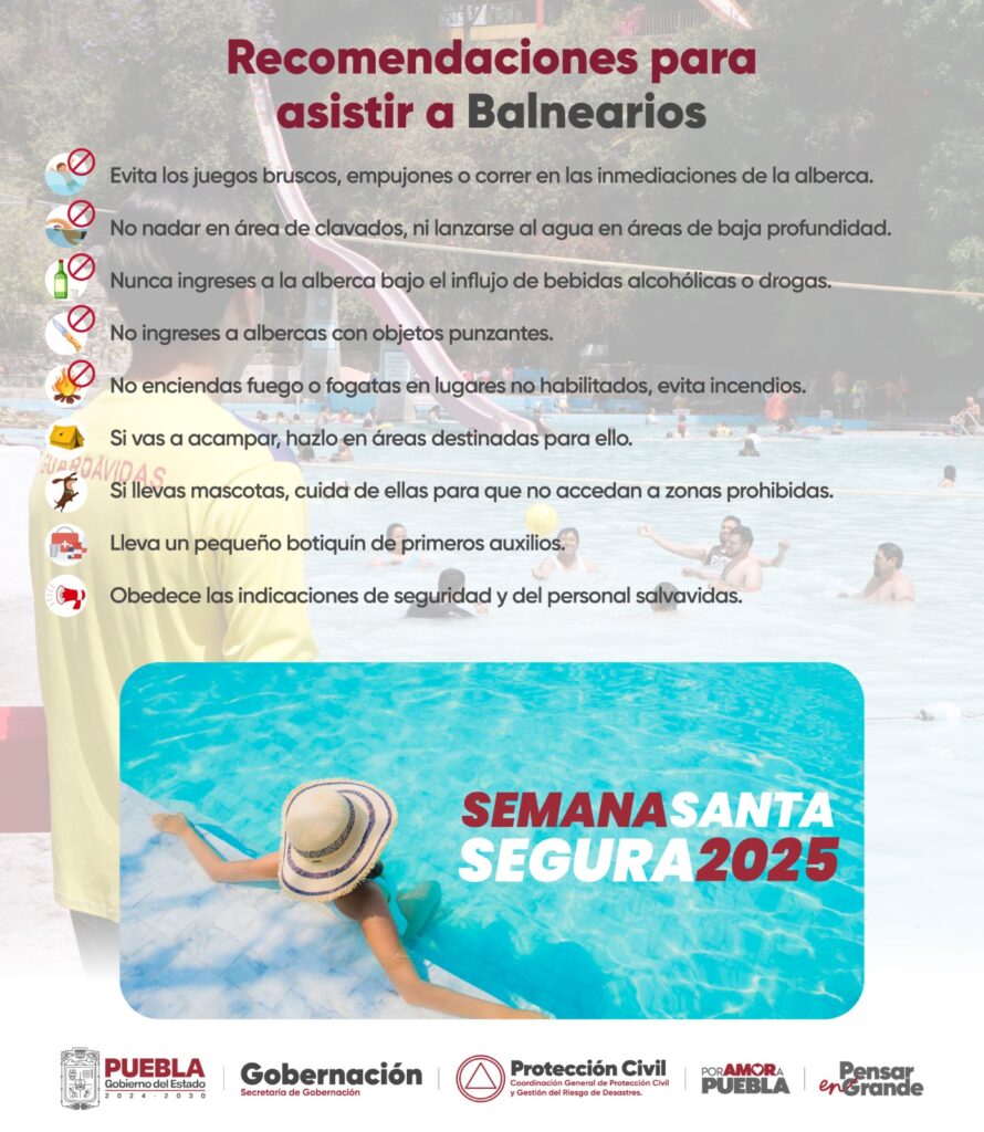 ¿Visitarás algún balneario en esta Semana Santa?; sigue estas recomendaciones