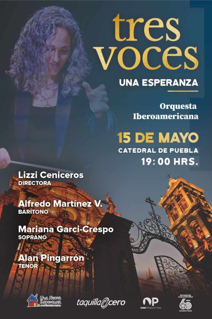 Se realizará la segunda edición del magnífico concierto “Tres Voces Una Esperanza”
