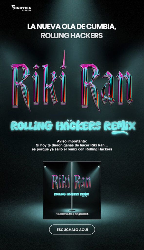 La nueva ola de cumbia “Riki Ran” Doble Play Remix