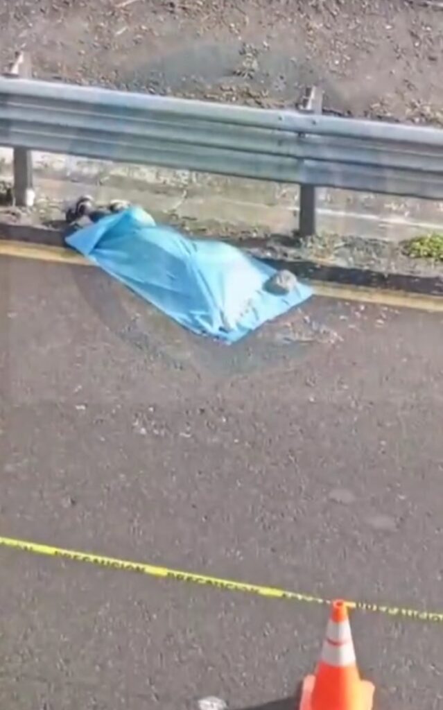 Falleció motociclista en accidente sobre la autopista Amozoc-Perote