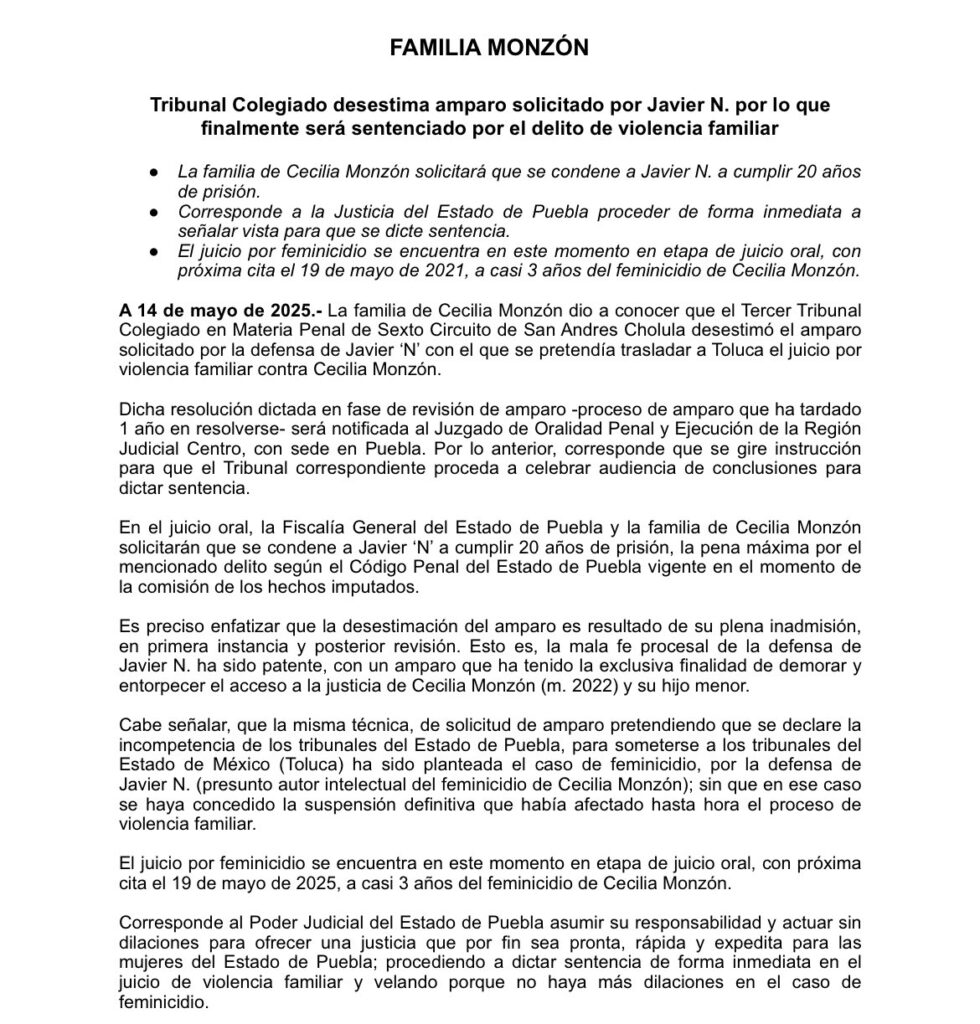 Tribunal Colegiado rechazó amparo de Javier LZ, ex secretario de Gobernación estatal