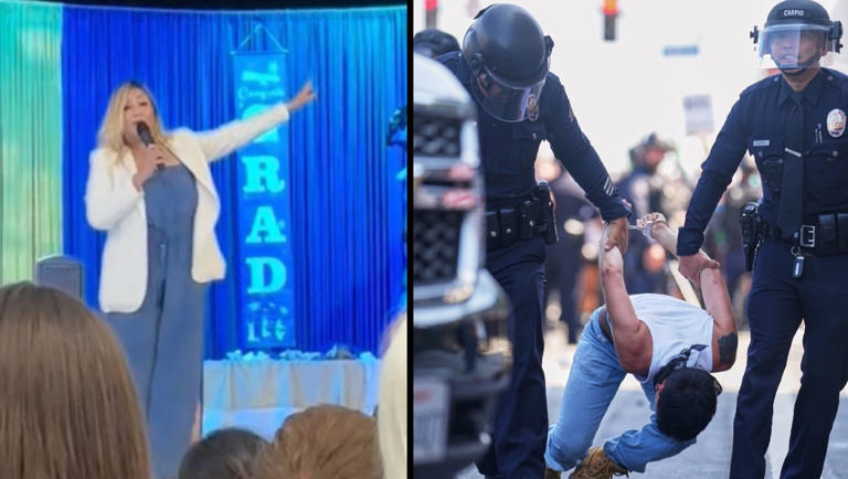 ICE llega a escuela en plena graduación; maestra interrumpe la ceremonia y alerta a los asistentes sobre redadas: “Queremos que estén a salvo”