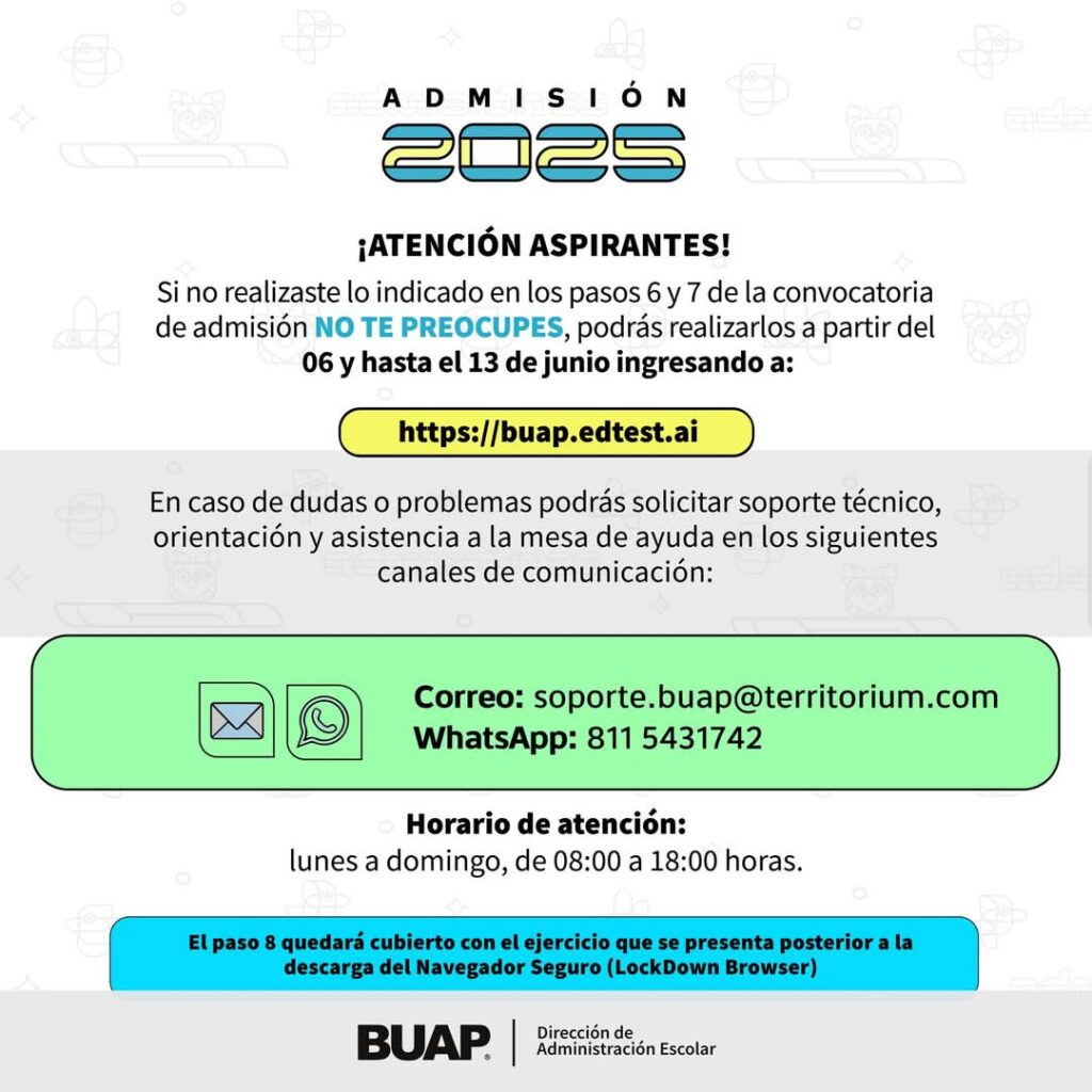 Simulador BUAP se podrá realizar del 6 al 13 de junio