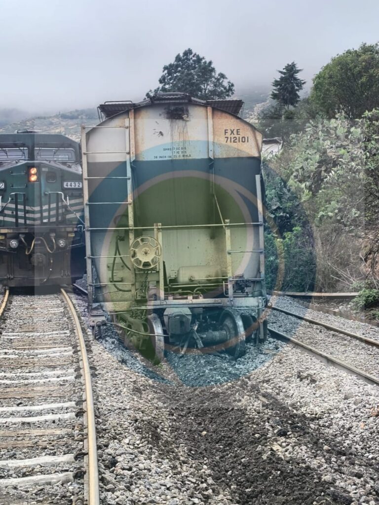 Descarrila tren en Chapulco