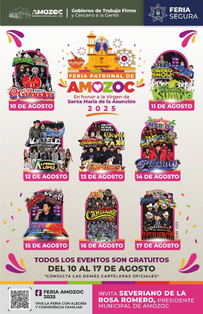 Video: Margarito de la Rosa presentó la feria Amozoc 2025