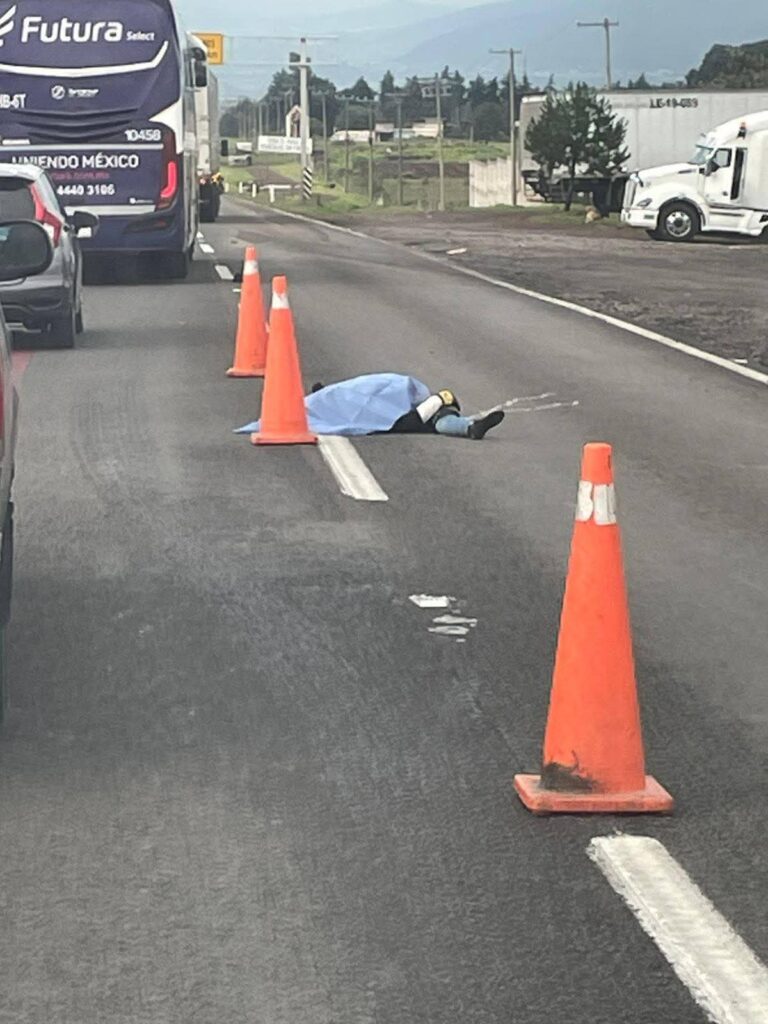 Murió motociclista en la México- Tuxpan