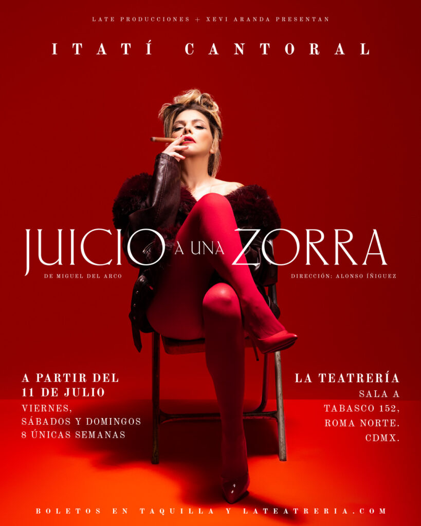 Itatí Cantoral da vida a Helena de Troya en el monólogo “Juicio a una zorra”