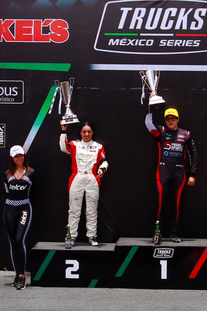 Valeria Aranda vuelve al podio de Trucks México Series tras buena batalla en Puebla