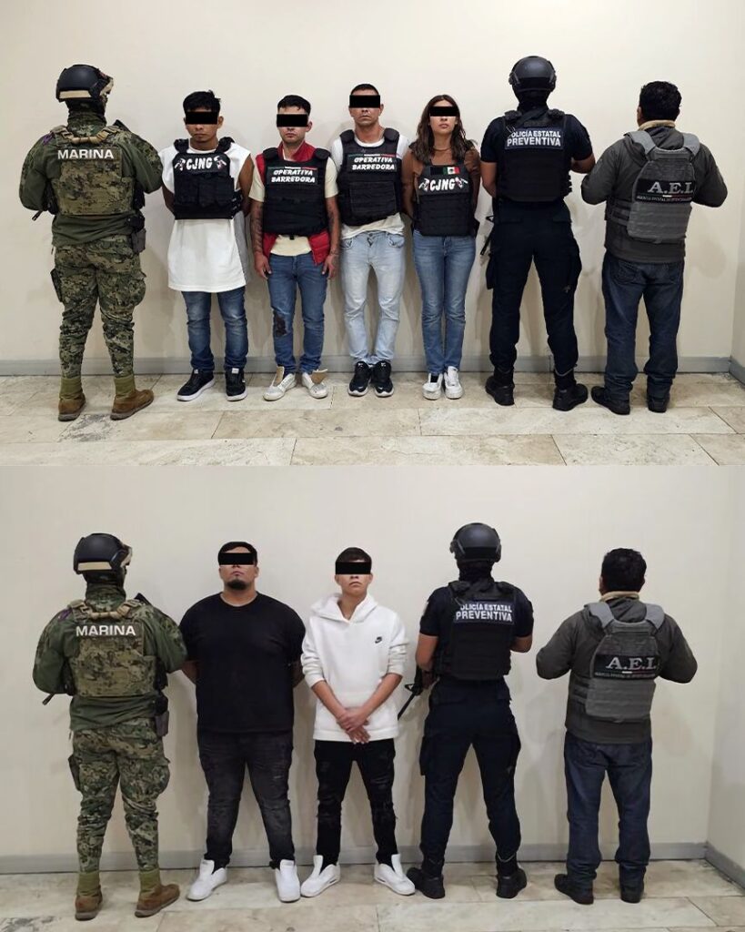 Capturan a seis presuntos integrantes de “La Barredora”