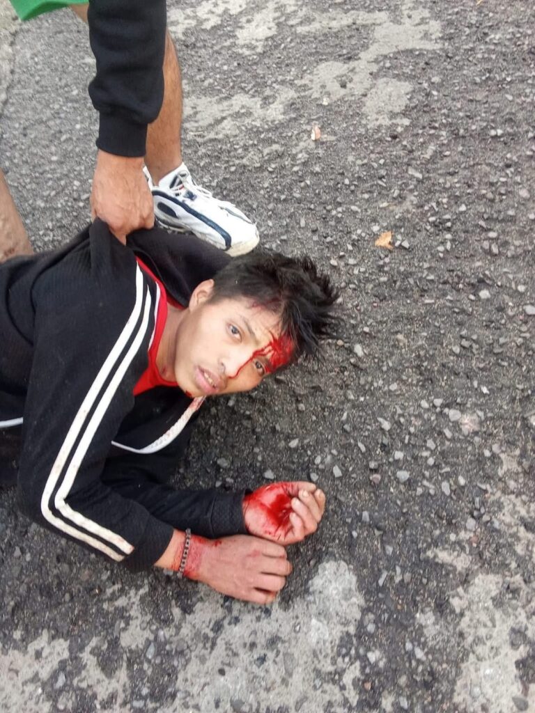 Vecinos de Amozoc detuvieron a presuntos rateros