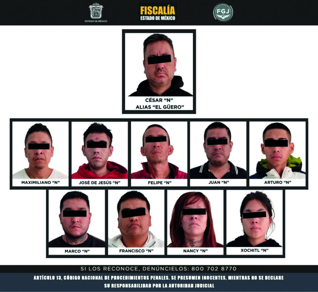 Detienen a 10 presuntos implicados en homicidio de la niña Dulce en Chalco