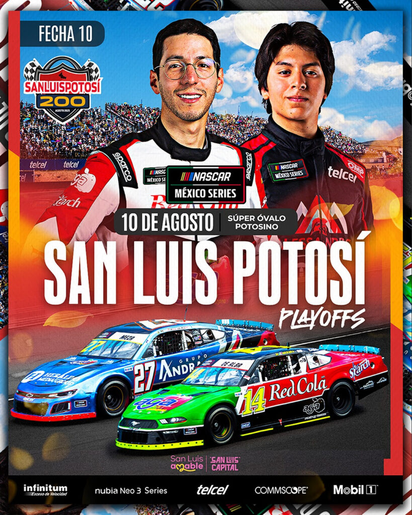 NASCAR México Series regresa al Súper Óvalo Potosino para el arranque de los playoffs 2025