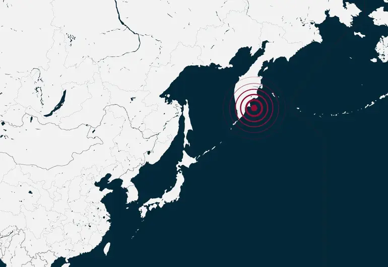 Sismo de magnitud 7.8 vuelve a sacudir la península de Kamchatka, Rusia