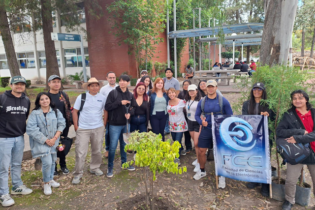 Raíces que nos unen: BUAP siembra ahuehuetes en Ciudad Universitaria