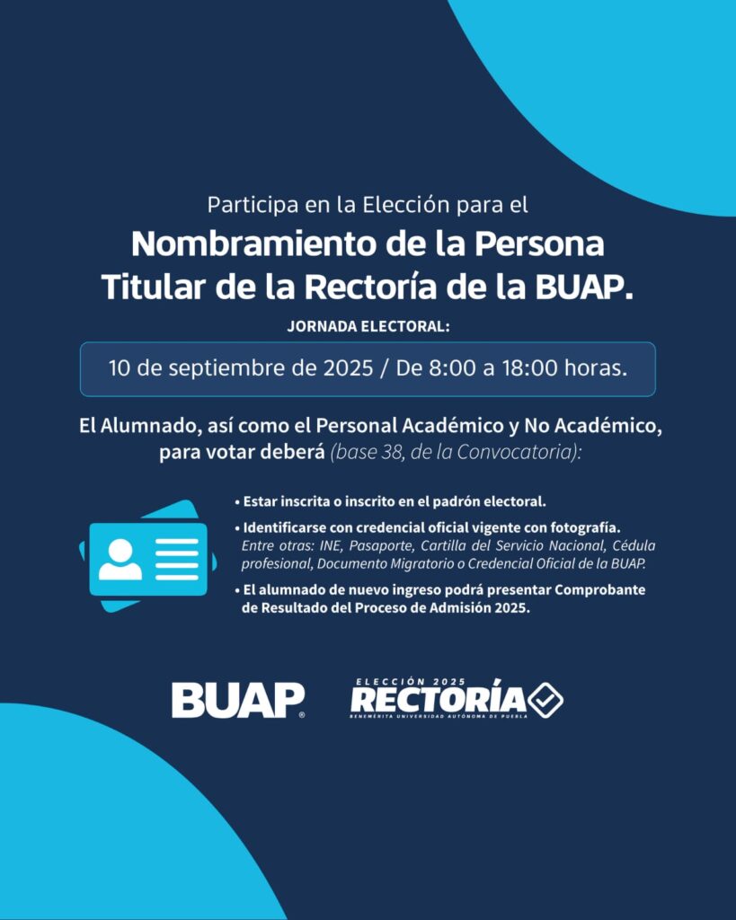 Este miércoles, la elección por la rectoría BUAP