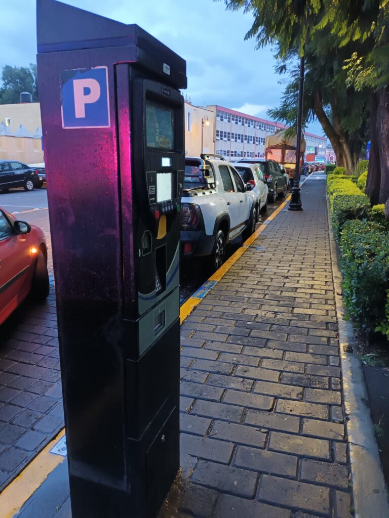 Hoy se reanudaron los parquímetros en San Pedro Cholula