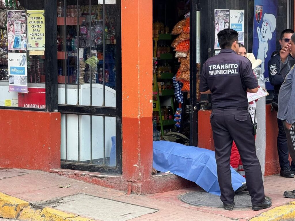 Falleció un adulto mayor en el centro de Zacatlán