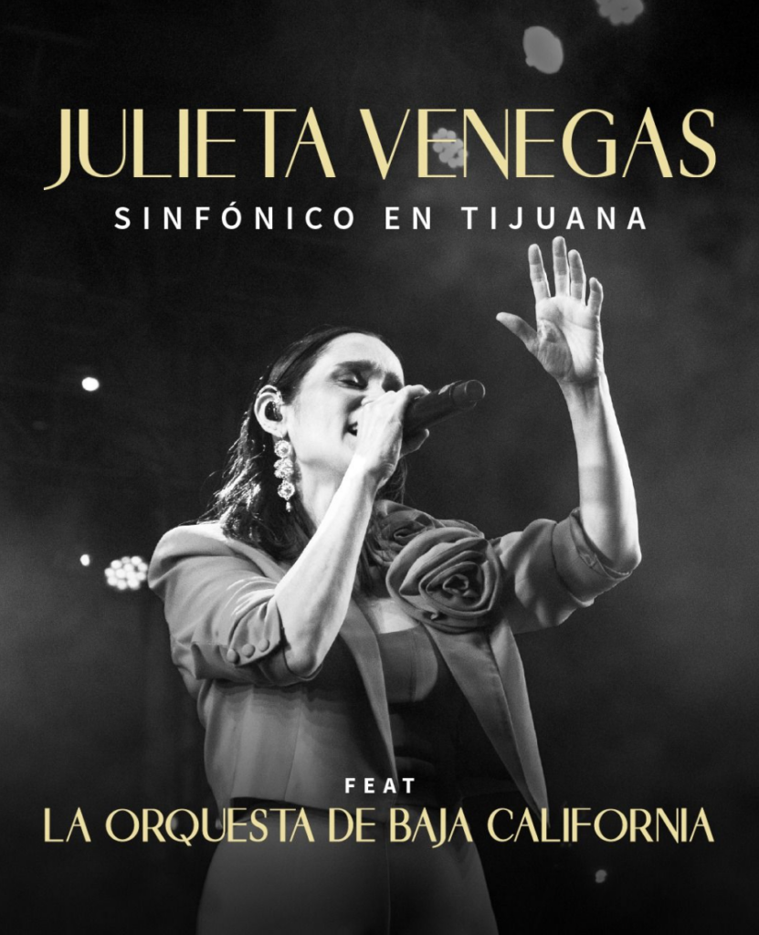 El documental “Julieta Venegas Sinfónico en Tijuana” Feat. La Orquesta de Baja California” ya se encuentra disponible en YouTube