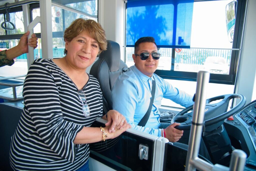 El primer Trolebús Mexiquense, acción destacada de Delfina Gómez rumbo a su Segundo Informe