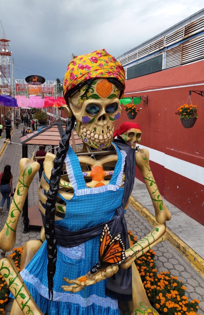 La ‘Marchanta Madre Agricultora”: homenaje a las mujeres del campo en el Festival Internacional Valle de Catrinas.