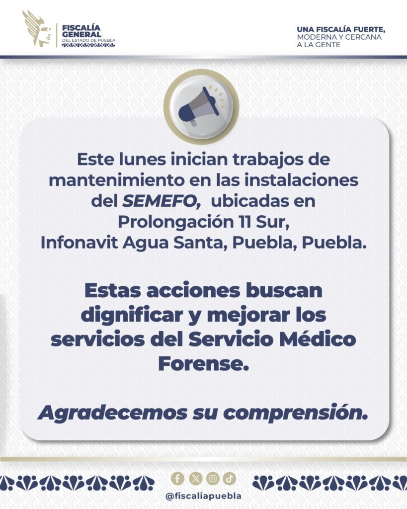 Inician trabajos de mantenimiento en las instalaciones del SEMEFO