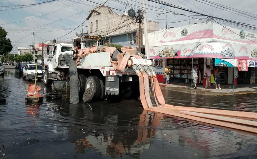 CONAGUA mantiene 2 operativos de emergencia en EdoMéx