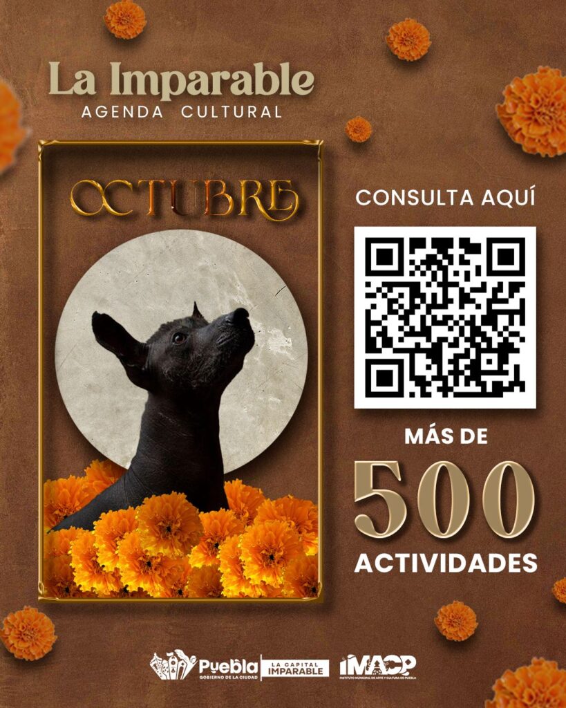 Presentan actividades culturales de octubre en Puebla capital