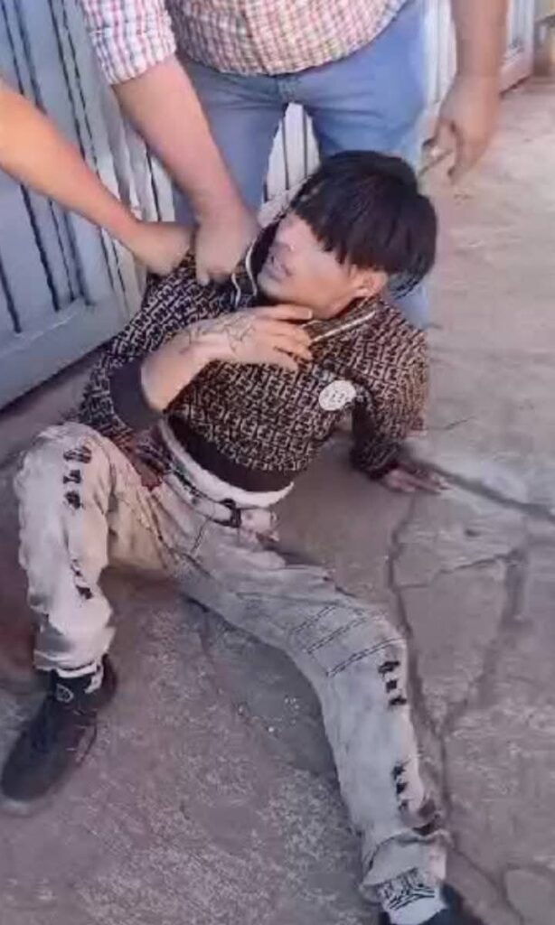 Trabajadores detuvieron a supuesto ratero en San Pedro Cholula