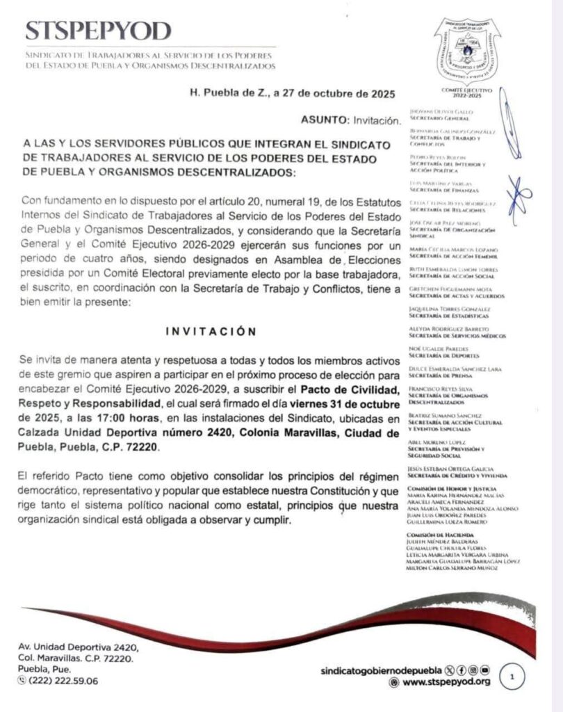 Trabajadoes del gobierno denuncian intento de control de su sindicato rumbo a las elecciones