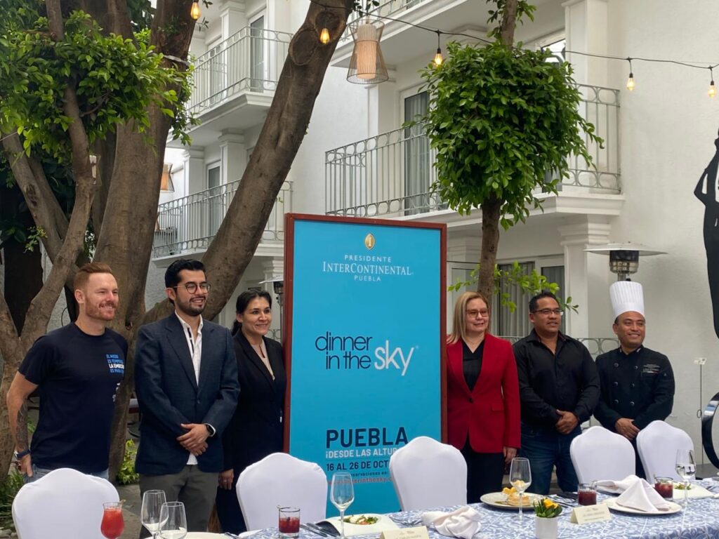 ¡Dinner in the Sky regresa a Puebla!