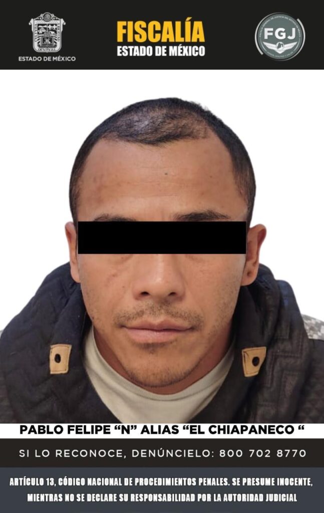 Detienen a presunto responsable del homicidio de cuatro personas en Nezahualcóyotl