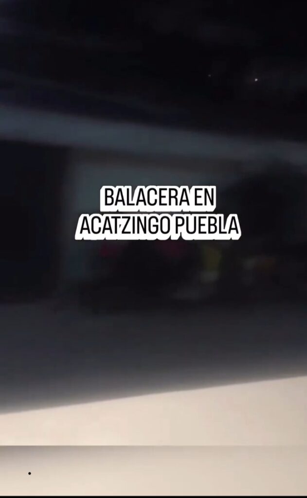 Video: Balacera en Acatzingo dejó un muerto
