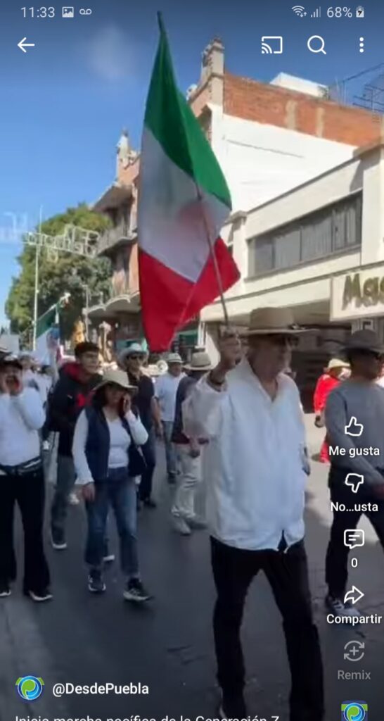 Video: Realizan marcha de la Generación Z en Puebla