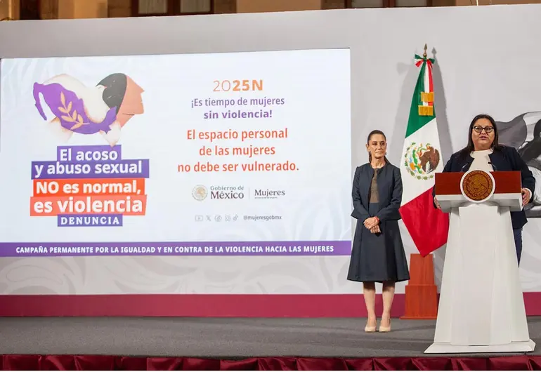 Buscan tipificar el acoso como delito grave; Gobierno presenta ‘Plan Integral para la Mujer’